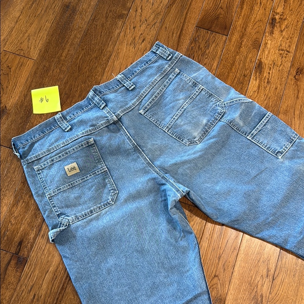 Lee Men's Blue Jeans - 40x34 - Picture 5 of 8